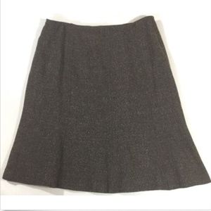 NWT Linda Allard Ellen Tracy Wool Silk Skirt 12P